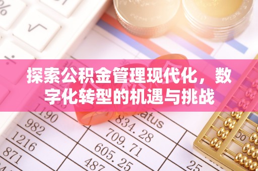 白银探索公积金管理现代化，数字化转型的机遇与挑战