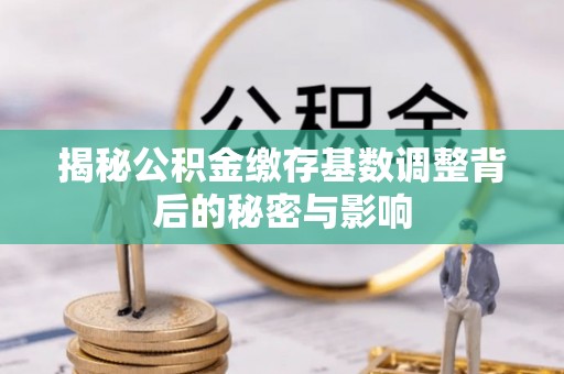 白银揭秘公积金缴存基数调整背后的秘密与影响