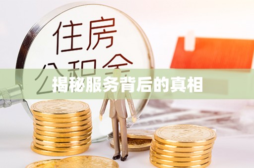 白银揭秘服务背后的真相