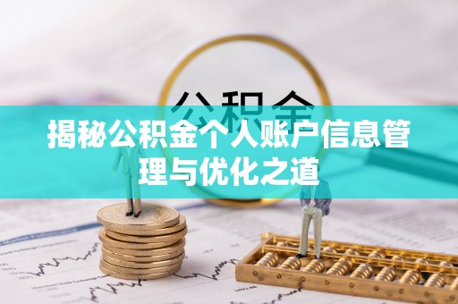 白银揭秘公积金个人账户信息管理与优化之道