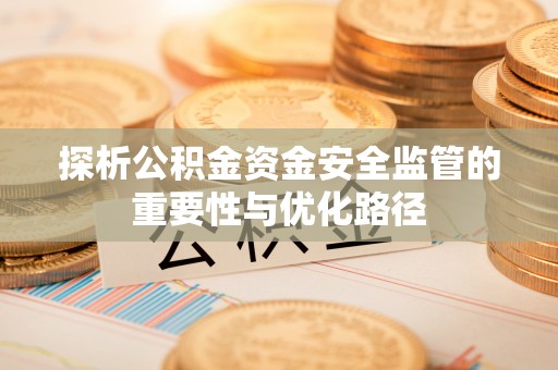 白银探析公积金资金安全监管的重要性与优化路径