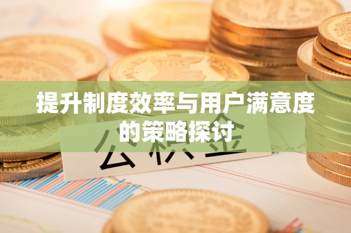 白银提升制度效率与用户满意度的策略探讨